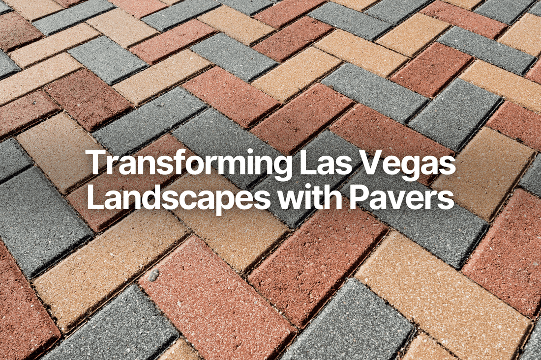 overhead photo of colorful pavers