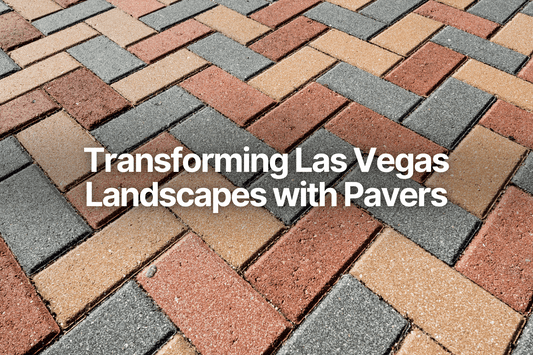 overhead photo of colorful pavers