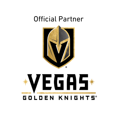 Official partner of the Vegas Golden Knights logo