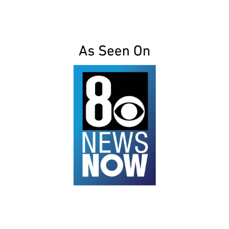As seen on 8 News Now Las Vegas logo