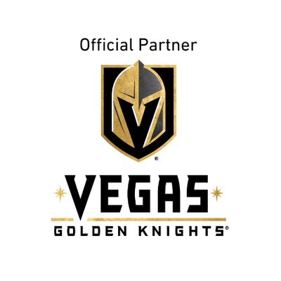 Official partner of the Vegas Golden Knights logo