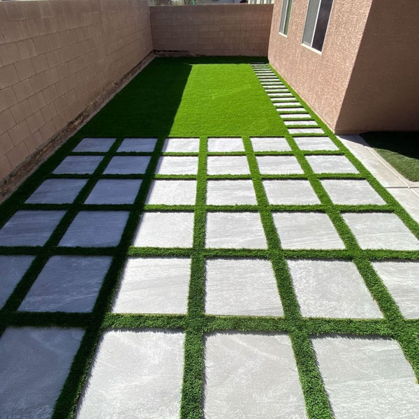 US Turf artificial grass install, Las Vegas patio